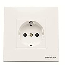 Niessen - n2288.2bl b.enchufe 2p+t completa p.inf. zenit bl Ref. 6522005130