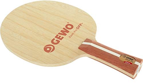 GEWO Zoom Pro Off- Tischtennisholz / 5-lagig, offensiv, leicht & kontrolliert/Für variantenreiches Topspin- und Konterspiel/ca. 85 g/Tempo 88, Kontrolle 88