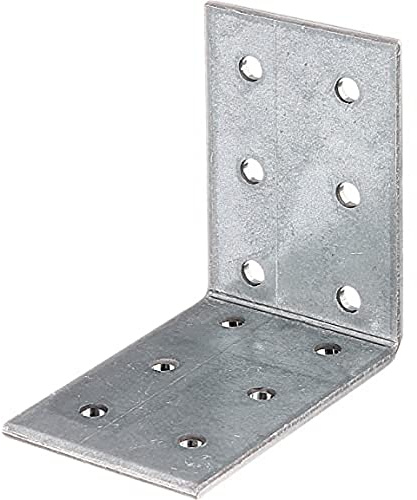 Alberts 846725 Lochplattenwinkel | sendzimirverzinkt | 60 x 60 x 40 mm | 50er Set