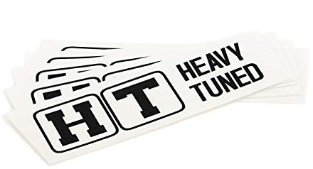Aufkleber Heavy - Tuned, Logo inkl. Schriftzug