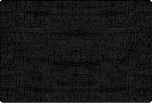 AmazonUkkitchen Duni Silikon-Platzdeckchen, 30 x 45 cm, 0, 6 Stück, Schwarz, 6