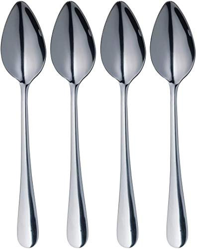 MasterClass Set di 4 Cucchiai da Pompelmo in Acciaio Inossidabile, 16,5 cm