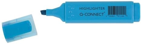 Q-Connect blau Textmarker Pen [10 Stück]