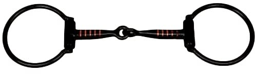 EE Tack Westerngebiss D-Ring Snaffle Bit Copper Inlay 5,5''(13,97 cm)