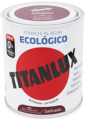 TITANLUX 01T056034 Esmalte, Rojo Carruajes, 750 ml