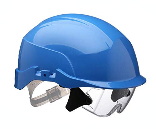 Centurion S20BR Spectrum Safety Helmet, Non-Vented Wheel Ratchet, Blue
