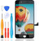 LL TRADER LCD for iPhone 8 Plus Display Digitizer Screen with Glass Lens Repair Replacement Kit Black