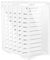 NAGARAKU Acrylic Lash Extension Organiser Storage False Eyelash Pallet Volume Boxes Makeup Holders Tools Case Lashes Glue Mixed Tray Container 5 Layers with 250 Tape Strips