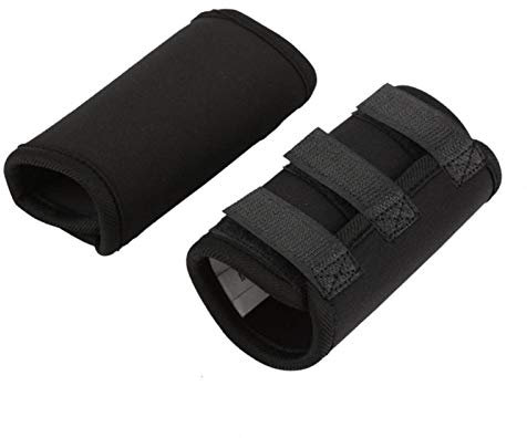 Kniebandage für Hunde, Hund Vorderbein Gelenkstütze, Hund Sprunggelenk Schutz Bandage, 1 Paar Hunde Vorderbeinstütze Knieschutz Haustier Verband für chirurgische Verletzungen(schwarz, M)