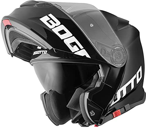Bogotto V271 SPN Klapphelm, schwarz, L