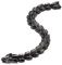 Biker Punk Schwarz Edelstahl Link der Drachen Schuppe Herrenarmband Edelstahl-Armband