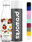 PROWORKS Bouteille d'eau Isotherme, sans BPA, Gourde INOX Reutilisable pour Maintien Chaud de 12 Heures & du Froid Jusqu’à 24 Heures, Sport, Gym, Voyage - 1 Litre - Tout Blanc - Coccinelle