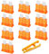 JatilEr 10 Piezas Fusibles Coche, Fusibles 12v Estándar 5A, Fusibles para Coche con 1 Extractor de Fusibles para Coche/Camper/Camión/Moto/Barco