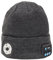 Draper 28351 Smart Wireless Rechargeable Beanie with LED Head Torch and USB Charging Cable, Grey, One Size