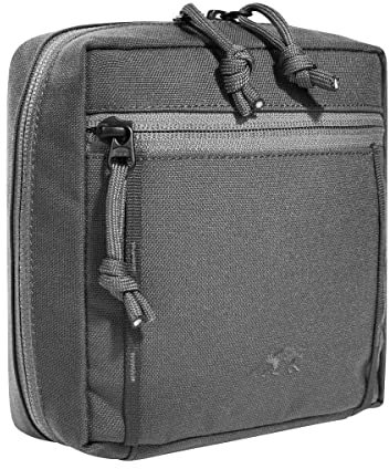 Tasmanian Tiger TT Tac Pouch 5.1 Rucksack Zusatz-Tasche Molle-System kompatibel, Zubehör-Tasche für EDC, Werkzeug oder kleine Erste Hilfe Sets, 15 x 15 x 6 cm (Titan Grey)