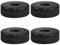 4Pcs Rubber Bottle Jack Pad Protector Adapter Car Jacking Tool Pinch Weld Side Lifting Disk 20mm Hole For Most 2 Ton Bottle Jacks