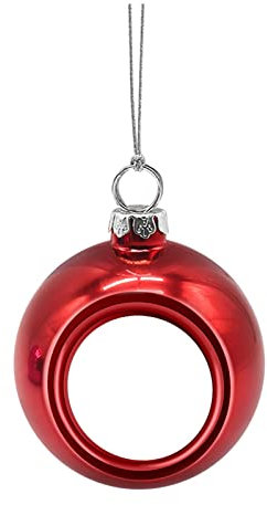 Weihnachstkugeln Christbaumkugeln Baumkugeln Rot 1 STÜCK Weihnachtskugeln Baumkugel Baumschmuck Weihnachten Weihnachtsschmuck Ornamente Wohnkultur Christbaumschmuck für Weihnachtsbaum (Red, One Size)