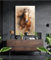 Manschin-Laserdesign Premium Wandbild aus Acrylglas Pferd - KEIN Leinwandbild - modern Wandbilder XXL Wanddekoration Design Wand Bild Abstrakt (60 x 40 cm)