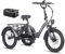Fafrees E Bike Dreirad F20 Mate, Ebike Klapprad 20 * 3.0 Zoll, Lastenfahrrad für Erwachsene 48V 21Ah Akku, e Bike 3 Rad 65N.m, Dreirad für senioren (Kleiner hinterer Korb, Grau)