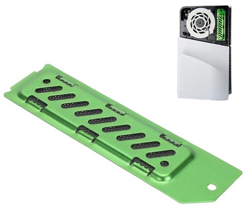 Metal Cooling Cover for PS5 M.2 SSD Expansion Slot, SSD Cover Replacement with Breathable Hole for PS5 M.2 NVMe SSD Heatsink (-2612240042313)