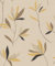 Rasch Tapeten 634082 - Vliestapete mit Blumen in Beige, Gelb, Schwarz und Grün aus der Kollektion Color your life - 10,05 m x 0,53 m (LxB)