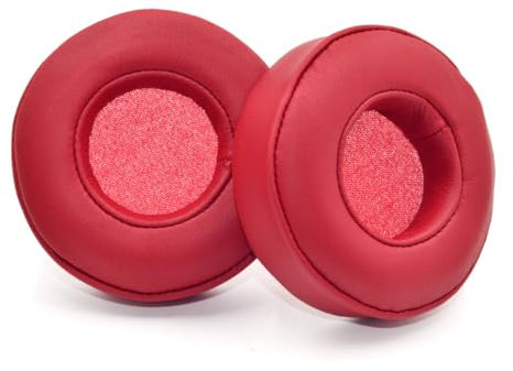 𝑩𝒆𝒂𝒕𝒔 𝑴𝑰𝑿𝑹 Earpads, Replacement Ear Pads Cushion for 𝑩𝒆𝒂𝒕𝒔 𝑴𝑰𝑿𝑹 Headphone Cover, 𝑩𝒆𝒂𝒕𝒔 𝑴𝑰𝑿𝑹 Pad (Red)