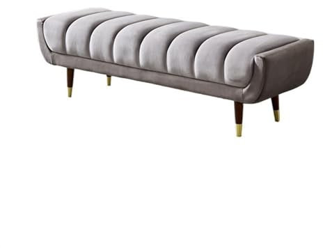 Fensterbank Wohnzimmer-Fußhocker, Leichter Luxus-Garderoben-Sofa-Hocker, Schlafzimmer, dekorativer Nachttisch-Hocker, Eingangs-Schuhwechsel-Hocker Bettbänke (Color : B, Size : 180 * 45 * 45cm)