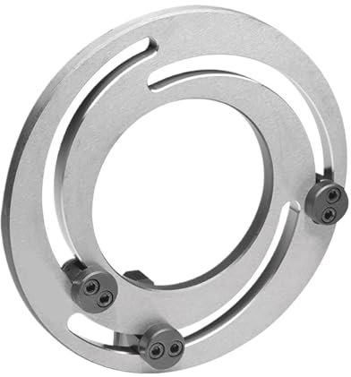 LUJIAYA Reparador de mandíbula de Anillo hidráulico de Tres mandíbulas de 8 Pulgadas, Accesorio de perforación, Dispositivo de mandíbula, formación de Garra hidráulica for Mandriles de Torno