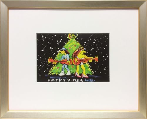 Kunstverlag Christoph Falk Happy Xmas - Udo Lindenberg Bild