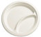 Generico 50/150/500 Piatti piani usa e getta A 2 scomparti da 22cm BIOCOMPOSTABILI PIATTI A DUE SCOMPARTI campeggio, picnic, feste, barbecue, compleanni (150 PIATTI)