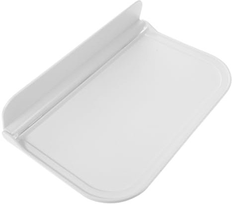 BRIGHTFUFU Klappregal Wandmontage Weiß 30X20X2 cm Kunststoffplatte Für Handtücher Seife Und Mehr - Platzsparendes Faltregal Für Küche Bad Und Büro