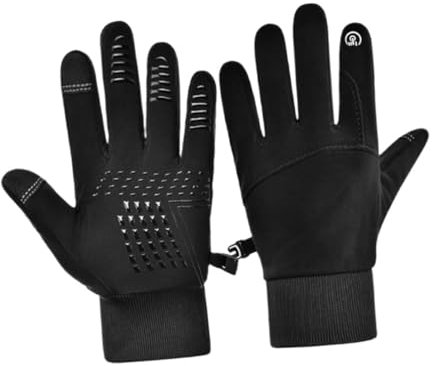 JECOMPRIS 1 Paar Handschuhe Befreien Rennhandschuhe Handwärmer Handschuhe Isolierte Handschuhe Scooter-Handschuhe Handschuhe Für Straßenrennen Trainingshandschuhe Black Kurzes Haar