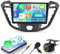 4G+64G Autoradio für Ford Transit Tourneo Custom 2013-2021 mit Wireless Carplay & Android Auto, 9-Zoll-Touchscreen-Radio mit WiFi/GPS/Bluetooth 5.0/32 EQ/FM RDS Radio