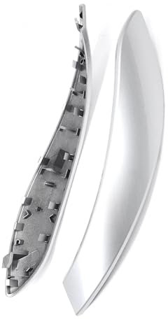 Tokenhigh 2 x Innen-Türgriff-Außenverkleidung für BMW F30 3GT F80 F31 F32 F36 12–19 (Silber)