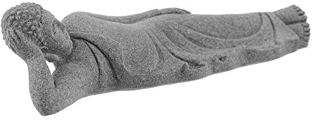 ABOOFAN Aquarium Buddha Figur Dekoration Ornament Statue Für Fischunterstände Garten Wasser Terrarium Scene