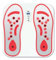 Rkdely Massage Pieds Stimulateur Circulatoire, Appareil Circulation Sanguine Jambes, Masseur Pied avec 8 Modes 20 Niveaux D'intensité Pour La Circulation Sanguine Et Le Soulagement des Douleurs