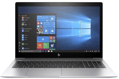 HP EliteBook 850 Pc Portatile Intel i5-7300U Dual Core 2.5Ghz Display 15.6 Ram 8 GB 256 GB SSD Win 10 Pro Notebook Silver (Ricondizionato)