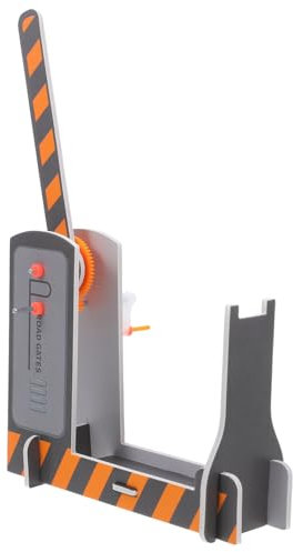 Vaguelly 2 Stück Modell Eisenbahn Bahnübergang Signal Gate für Fördert Hand Auge Koordination und Kreatives Lernen für und Projekte