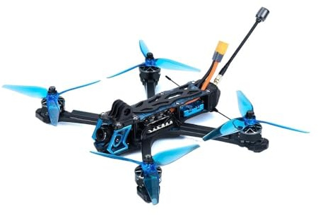 Manta5 SE FPV-Drohnen-Kit O4 Squashed-X-Rahmen AE227-1960KV-Motor mit for Freestyle-Langstreckendrohne(Analog w TBS)
