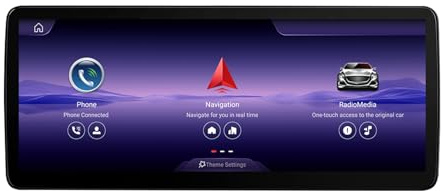 NAVIAVNO 12.3-inch Android 14 Car Radio GPS Navigation Screen Octa-core 8 GB+128 GB for Mercedes-Benz GLA-X156 / CLA-C117 / A-W176 / G-W463 NTG4.5/4.7 HD IPS CarPlay/Android Auto TPMS Canbus DSP