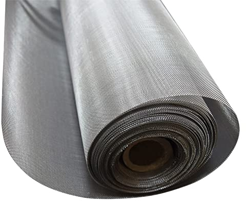 Wire mesh, Woven Wire 40 Mesh - Hole 0.5mm, Corrosion-Resistant Rodent Insect Control(1.2x5m)