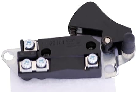 Schalter Ersatzteile für Makita 1100 4107br 9105 5014b 5016b - ELECTRONIC_SWITCH, 1-Weg, Snap-in Montage, Druckknopf, Schwarz