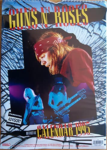Guns n' Roses Kalender 1995 Wandkalender 12 Poster zum Raustrennen