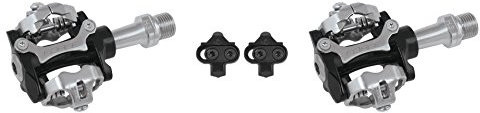 New Force Schwarz Pedale + Cleats SPD MTB vartiable Farbe, schwarz
