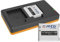 2 Batteries + Double Chargeur (USB) pour Li-50b / Olympus SH-..SP-..SZ-..TG-..VG-..VR-..XZ-..mju-..µ-.. / Pentax/Ricoh WG-... - v. liste! (Cable Micro-USB Inclus)