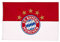 FC Bayern München Hissflagge - 5 Sterne Logo - 180 x 120 cm Hissfahne Flagge Fahne