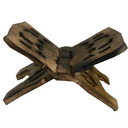 Buchständer Buchhalter Buchstütze klappbar Holz Deko Handarbeit (46 cm)