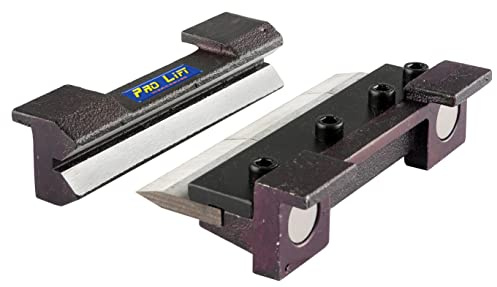 Pro-Lift-Werkzeuge Abkantbacken Biegebacken 125 mm mit Magnet Winkel-Bieger manuell Blechbiegearbeiten Schraubstock Schonbacken