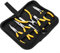 Set di Pinze per Gioielli - Kit di Strumenti Professionali da 5 Pezzi, Set di Perline Tonde con Naso Piegato, Kit Fai-da-Te per la Fabbricazione