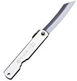 MADE IN JAPAN HIGONOKAMI Pocket Knife Coltello pieghevole (taglia L) Nickel 170mm, in confezione regalo
